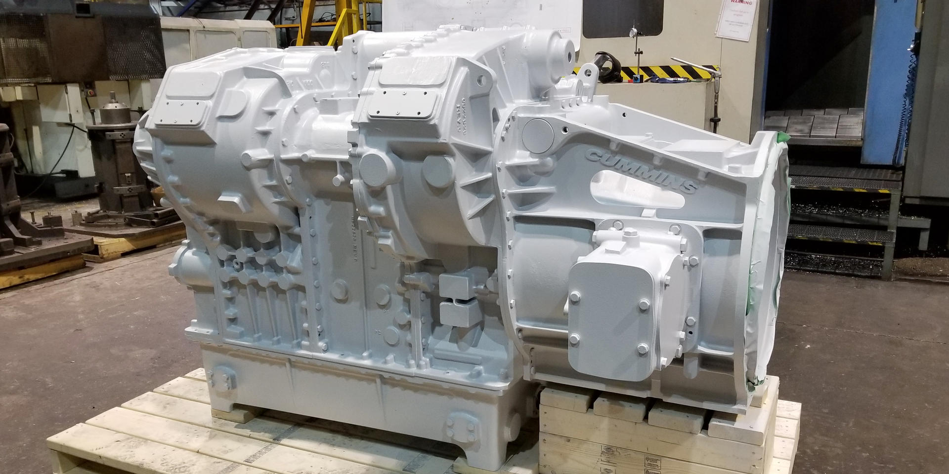 QTR Transmission Assembly at the ADJ Industries head office location in London Ontario. The QTR is part of the Oil and Gas industry.